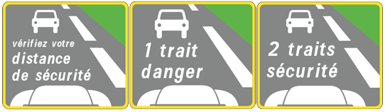 Conduite sur autoroute : 30 % des poids lourds roulent trop près en zones chantier