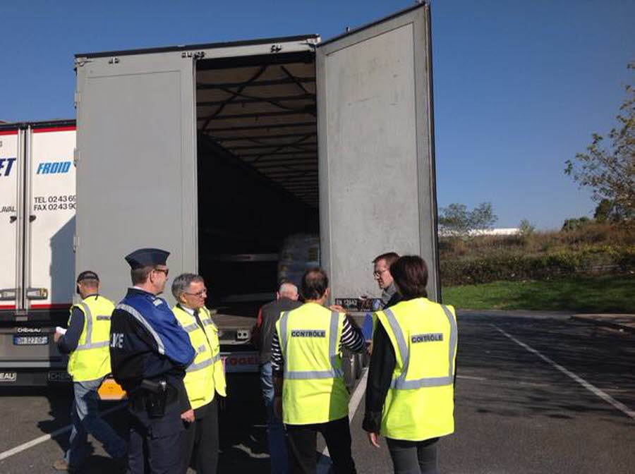 SAINTE-HELENE-SUR-ISERE (73) : Les transports de marchandises dans le viseur des autorités