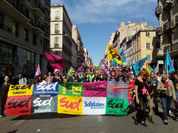 SUD-Solidaires Route  présent à Marseille (13)