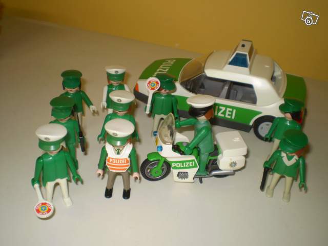 Lot Playmobil police ancien