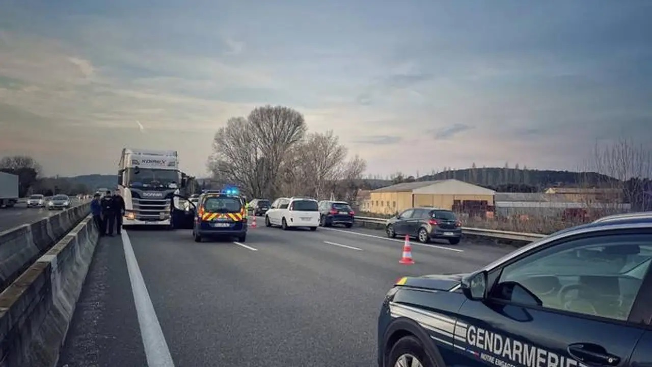 Mornas : un camion à contresens sur l’A7