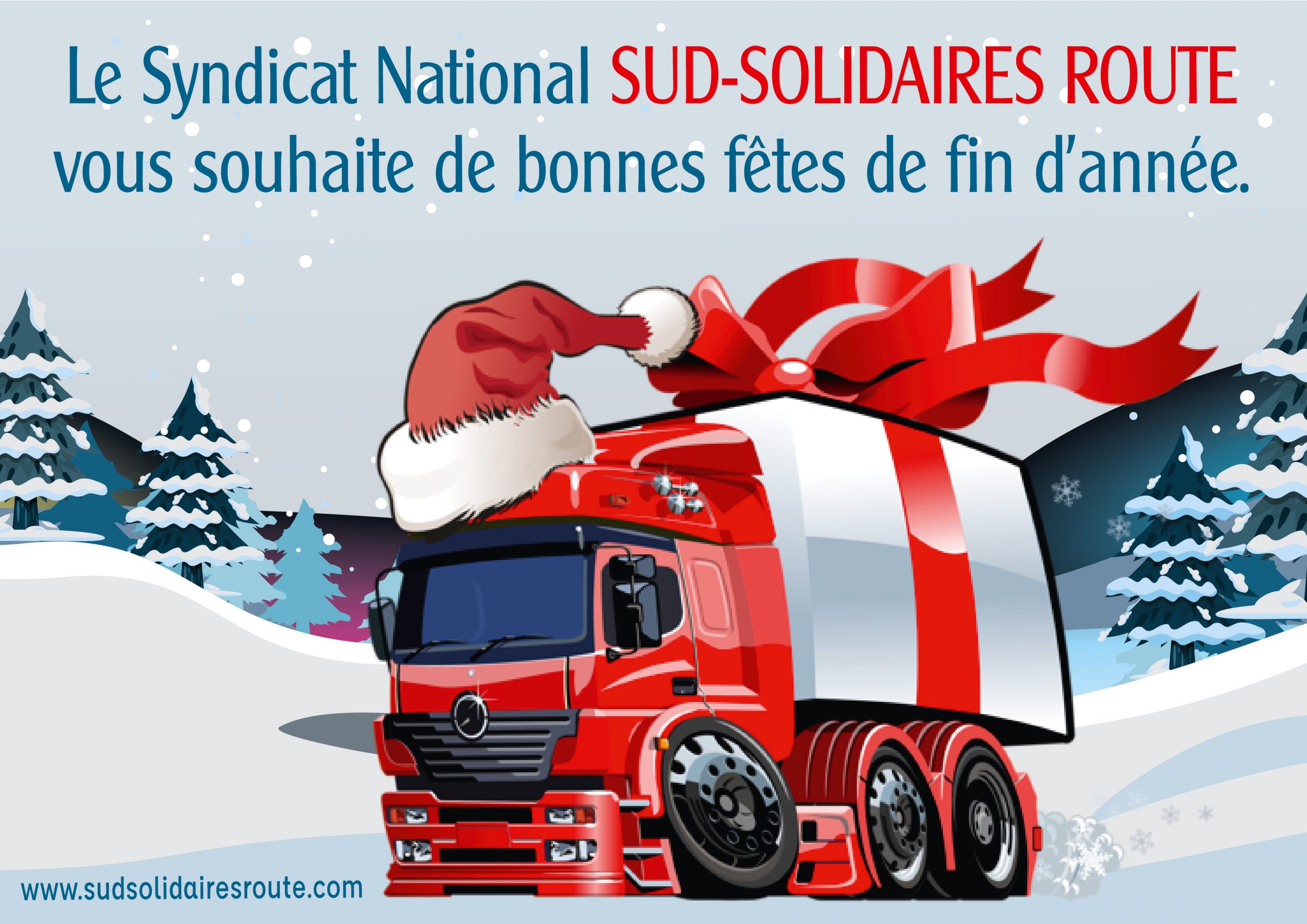 SUD-solidaires Route vous souhaite un bon NOËL