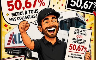 Elections CSE chez les transports QUIL (54) : SUDROUTE acquière la majorité