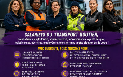 SUDROUTE courtise la gente féminine pour les élections CSE